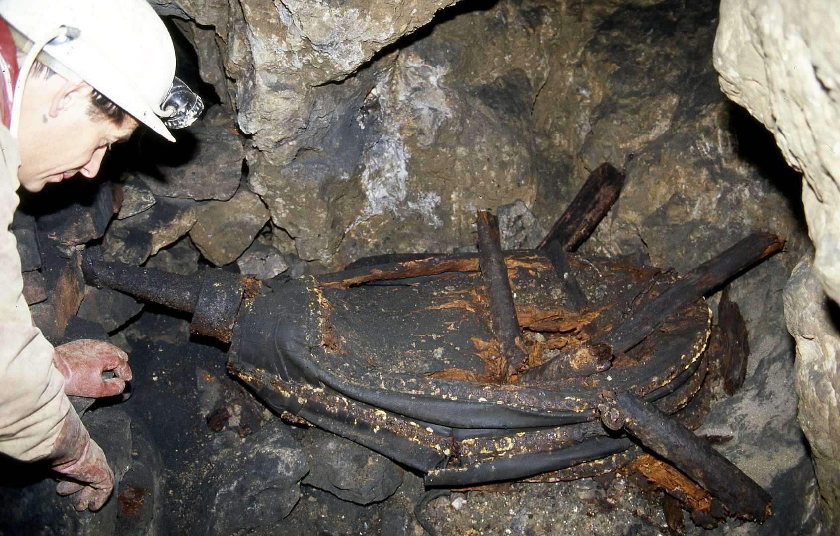 Underground forge Old Millclose Mine Sept 1990